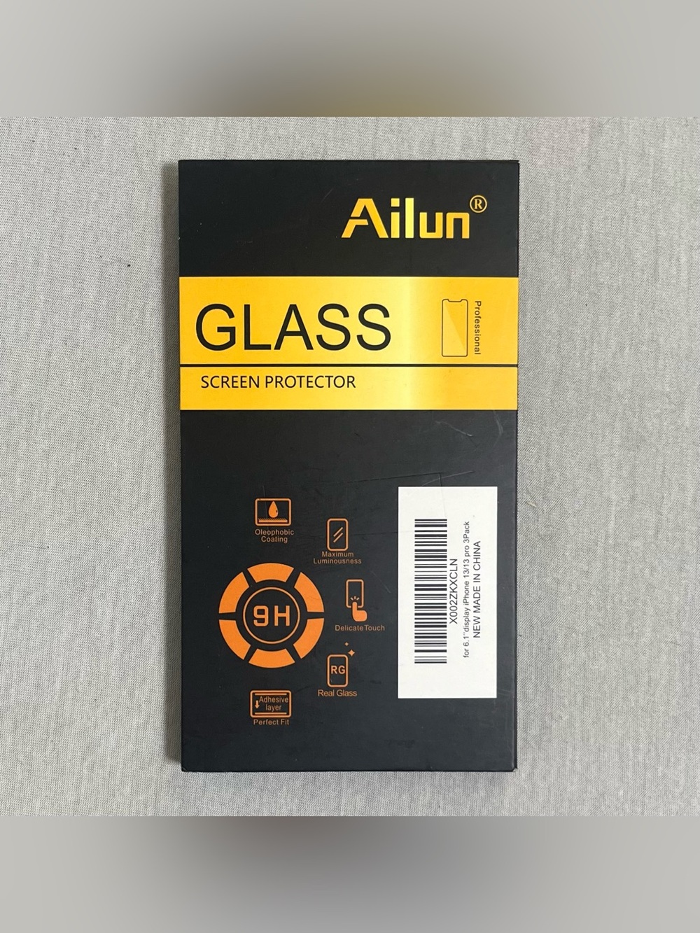3x Ailun Tempered Glass Screen Protectors - iPhone 13 / 13 Pro for 6.1” Display